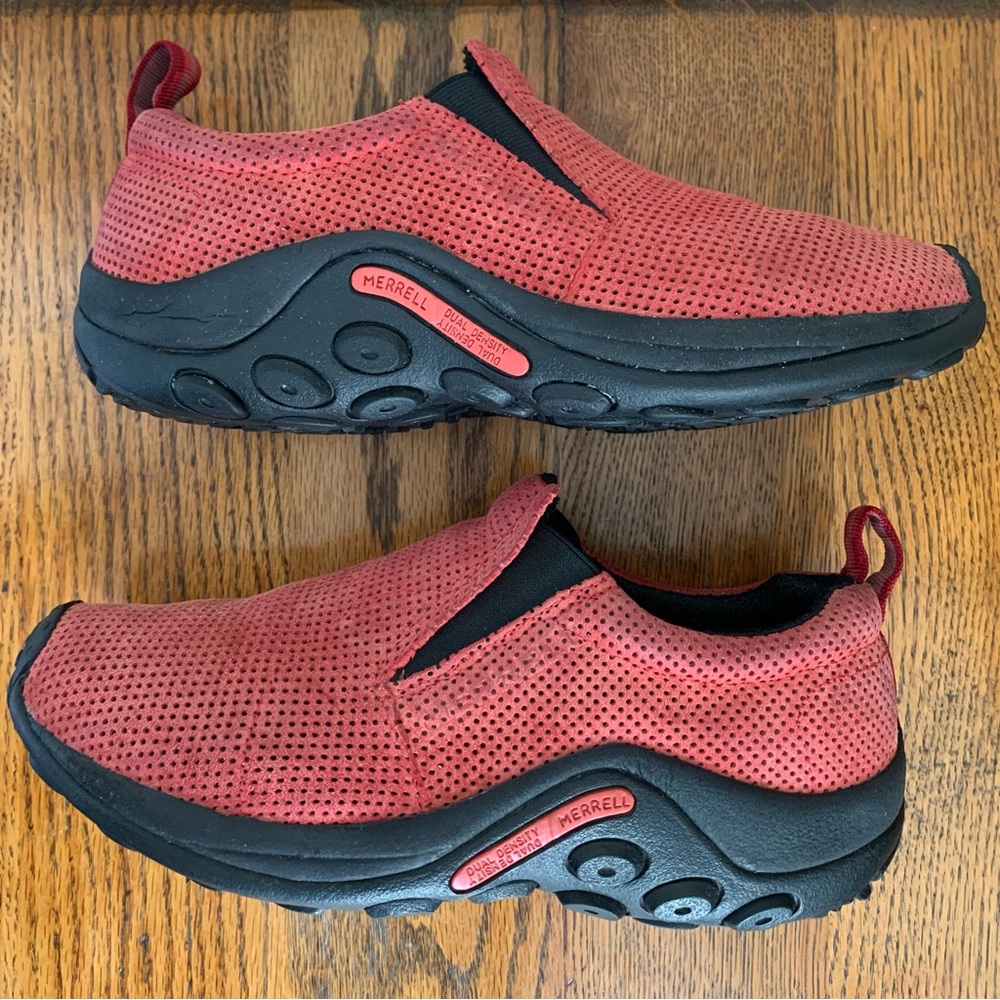Merrell Red Slip-On Jungle Mocs